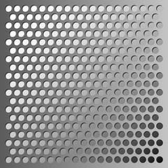 Vector metal grid background