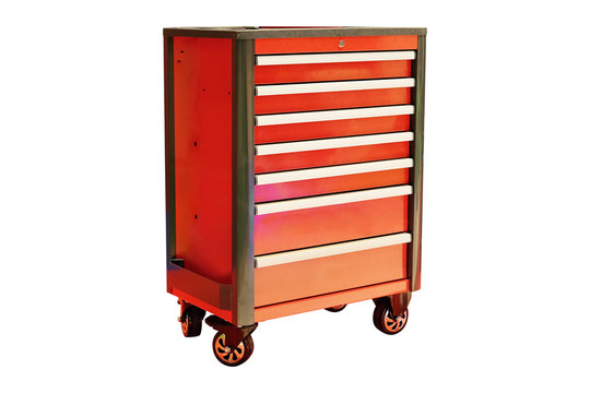 The image of a tool organizer cart