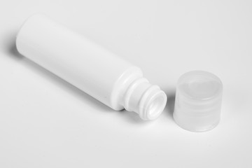 blank packaging cosmetic  bottle isolated on white background
