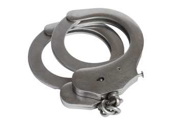 Obraz premium handcuffs isolated over white