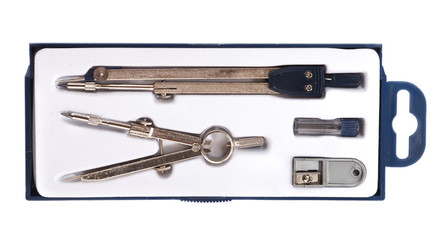 Pair of drawing compasses set