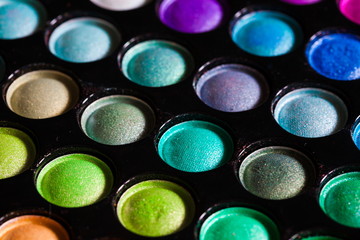 Cosmetics. eye shadow multicolour, palette