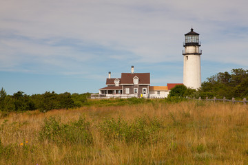 Fototapeta na wymiar The Highland Light on the Cape Cod, Massachsetts, USA