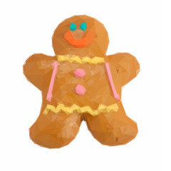 Gingerbread man cookie