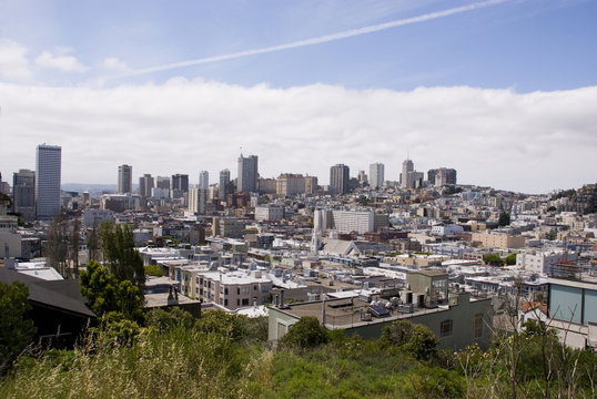 Blick über San Francisco, Kalifornien