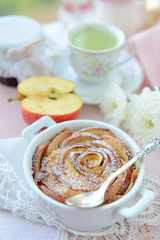Apple  clafoutis