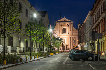 Fototapeta premium Carmelite church in Krakow, Poland