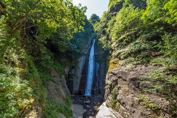 Landscape Smolare waterfall - The highest waterfall in Republic of Macedonia, Strumica Region