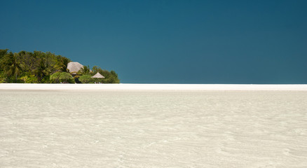 Fantastic beach in Maldivian island
