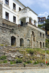 Fototapeta na wymiar Old Building in Monastery St. Joachim of Osogovo, Kriva Palanka region, Republic of Macedonia