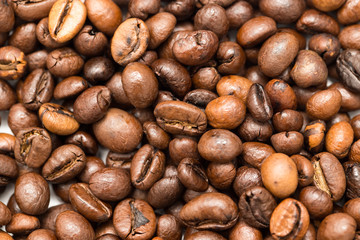 coffee beans as a background