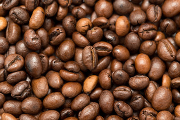 coffee beans as a background