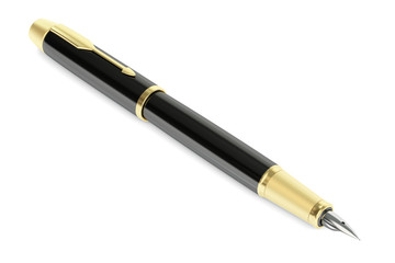 fountain pen, 3D rendering