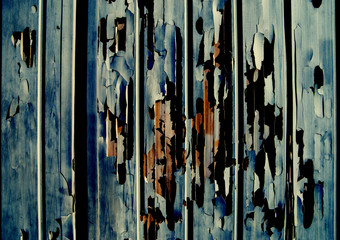 Grunge rusty wall texture background green tint