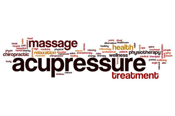 Acupressure word cloud
