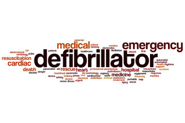 Defibrillator word cloud