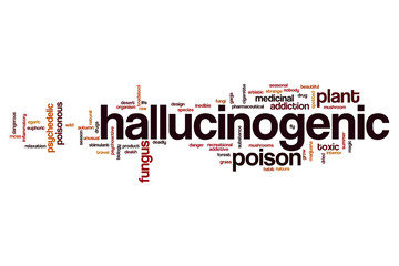 Hallucinogenic word cloud