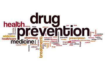 Drug prevention word cloud