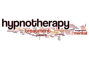 Hypnotherapy word cloud