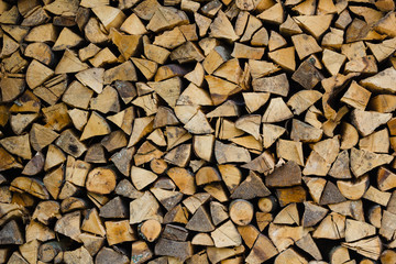 stack of brown firewood logs