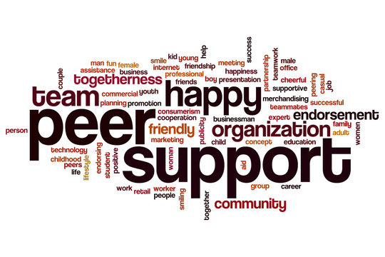 Peer Support Word Cloud