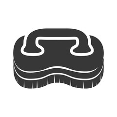 Cleaning hand brush hygiene tool  hand washing house vector illustration