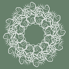 Mandala. Vintage decorative elements. Hand drawn background. Islam, Arabic, Indian, ottoman motifs.