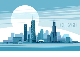  Chicago Vector illustration © fozz95