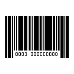 barcode with serial number data information scanner vector illustration