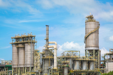 Chemical refinery industrial plant