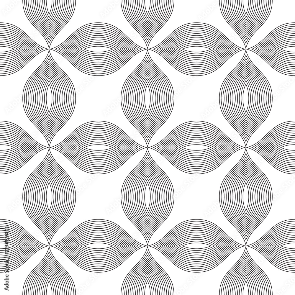 Poster vector seamless pattern. modern stylish texture. repeating geometric tiles.