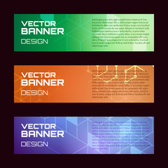 Fototapeta premium Banner collection