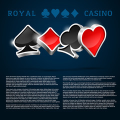 3D cards suit © nick76