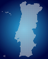 The Portugal Map - Pixel 