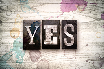 Yes Concept Metal Letterpress Type