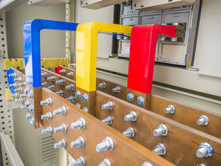 Copper Bus bars with color code