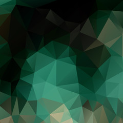 Green poly abstract background.