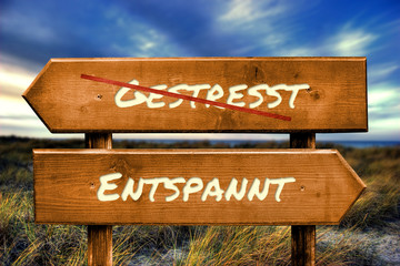 Schild 129 - Entspannt