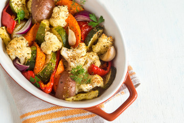 oven baked vegetables
