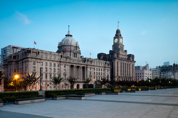 Fototapeta na wymiar Shanghai Bund historical buildings