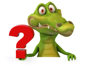 Fototapeta premium Fun crocodile
