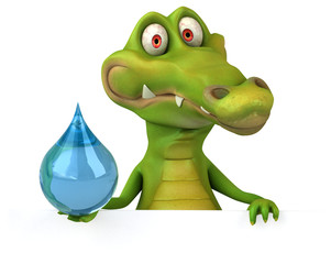 Fototapeta premium Fun crocodile