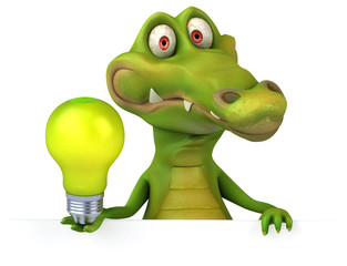 Fototapeta premium Fun crocodile