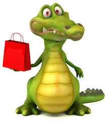 Fototapeta premium Fun crocodile