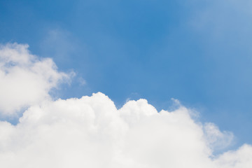 Obraz premium blue sky with cloud