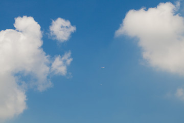 Obraz premium blue sky with cloud