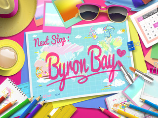 Byron Bay on map