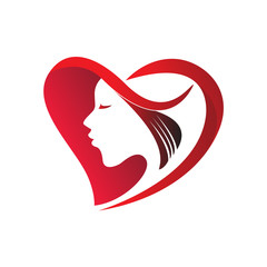 models fashion heart Logo