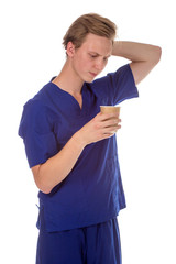 Portrait of  young doctor