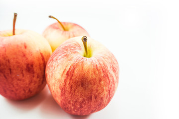 Apple's third place on a white background.